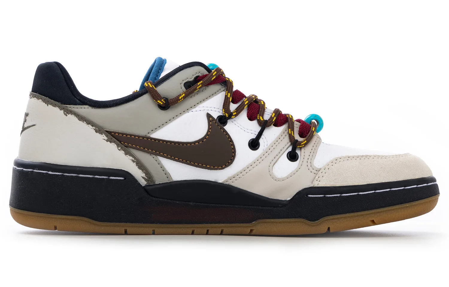 Nike Кроссовки Full Force Low top для скейтбординга мужские коричневые — фото 3