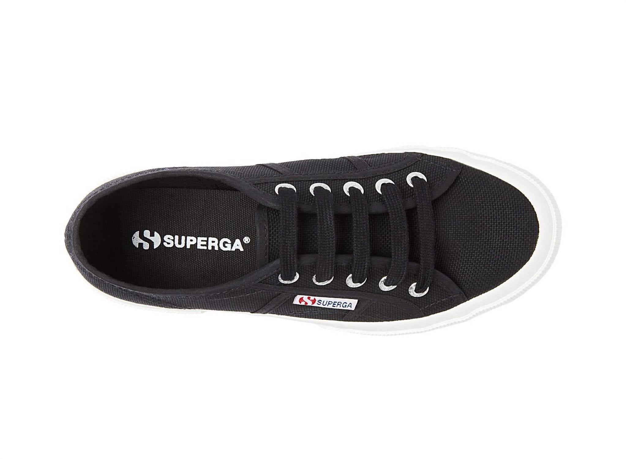 Женские кроссовки Cotu Classic 2750 черного цвета Superga — фото 2