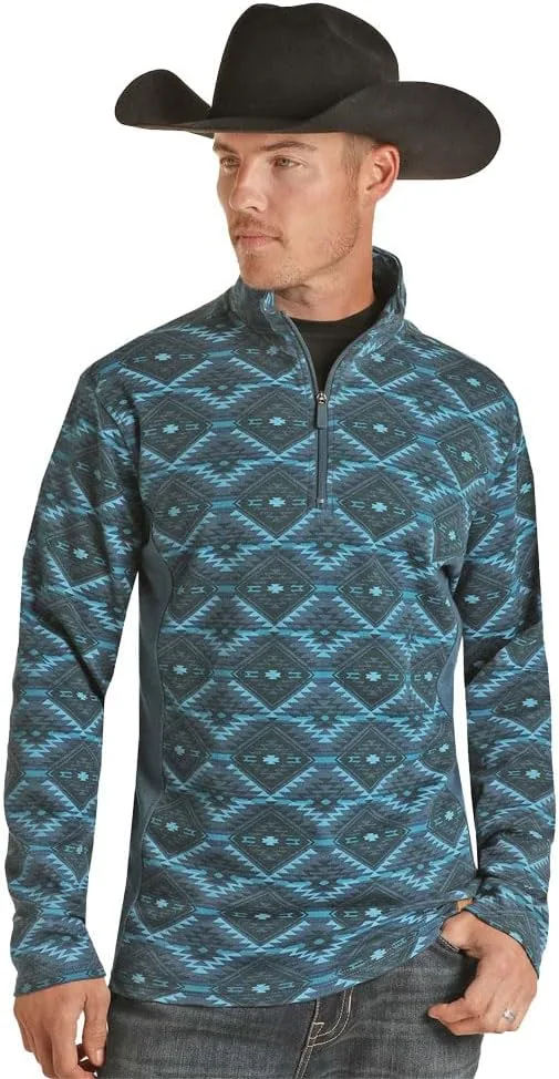 

Свитер с молнией Powder River Turquoise Aztec Rock & Roll Denim