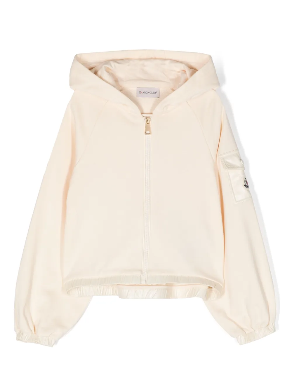 

Худи на молнии Moncler Enfant, нейтральный