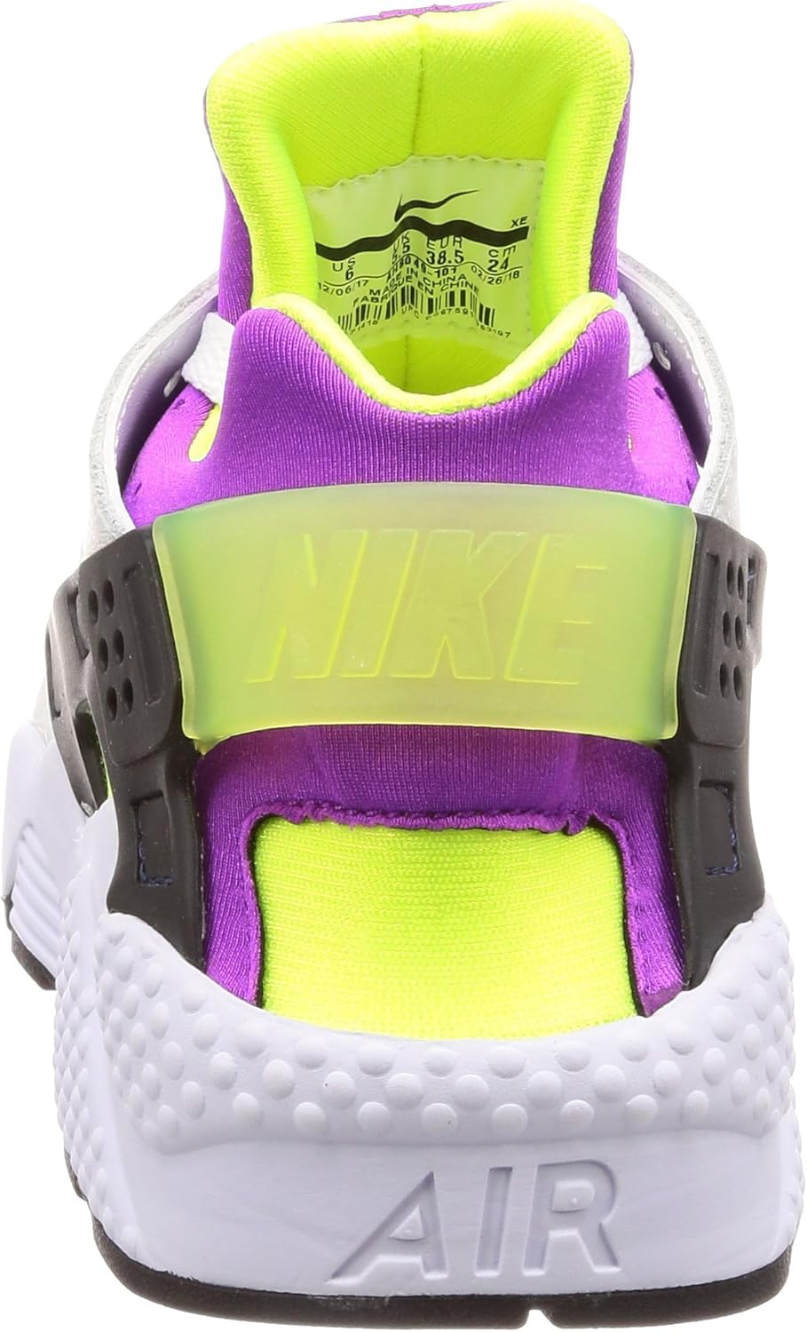 Мужские кроссовки для бега Nike Air Huarache Run '91 QS, White/Neon Yellow/Magenta/Black — фото 3