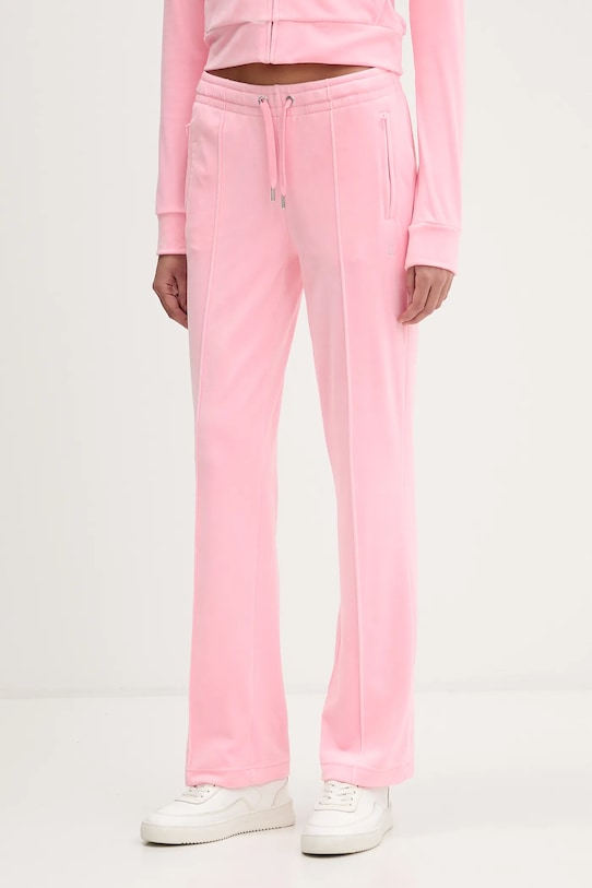 

Велюровые спортивные штаны Juicy Couture, розовый