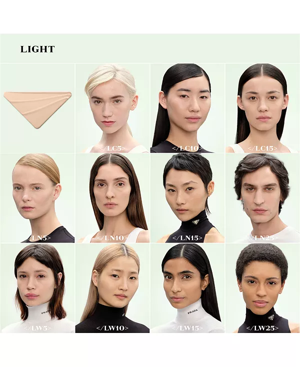 Reveal — многоразовая жидкая тональная основа для оптимизации кожи с SPF 17 Prada Beauty, ln10 light neutral — фото 3