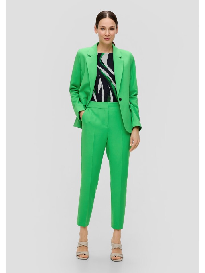 

Тканевые брюки s.Oliver, зеленый