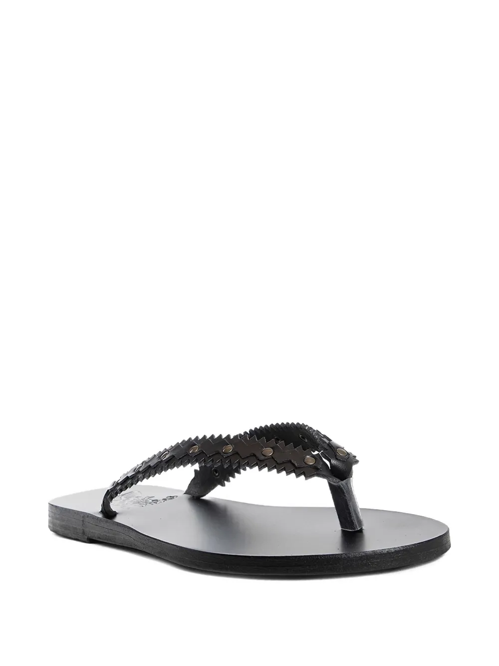 Сандалии из кожи Spatgi Ancient Greek Sandals, черный — фото 2