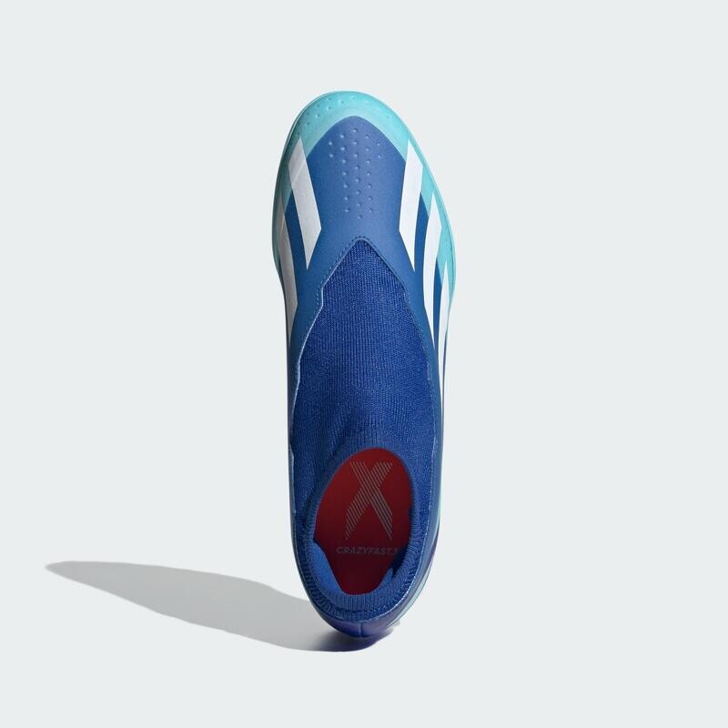 Футбольные бутсы без шнурков X Crazyfast.3 TF ADIDAS, цвет blau — фото 2