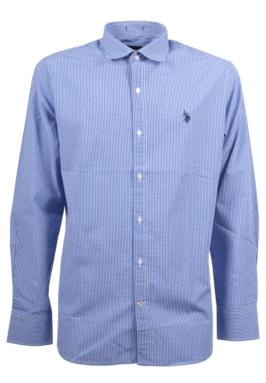 

Рубашка U.S. POLO ASSN. Regular fit Button Up, королевский синий