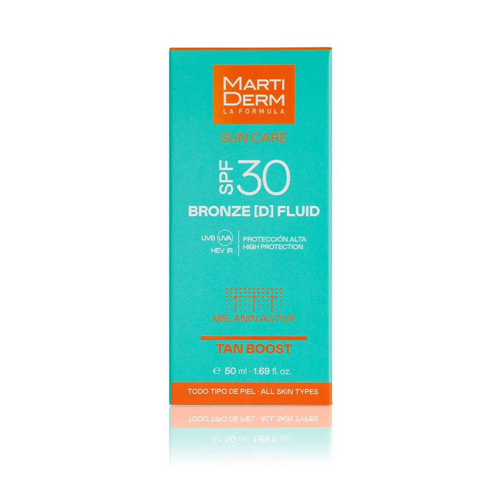 Солнцезащитный крем Sun care bronze d protector solar fluido bronceador spf30 Martiderm, 50 мл. — фото 3
