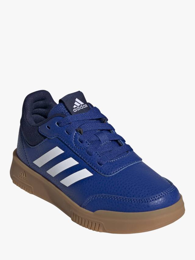 Детские спортивные кроссовки Tensaur на шнурках adidas, Royal Blue/White — фото 2