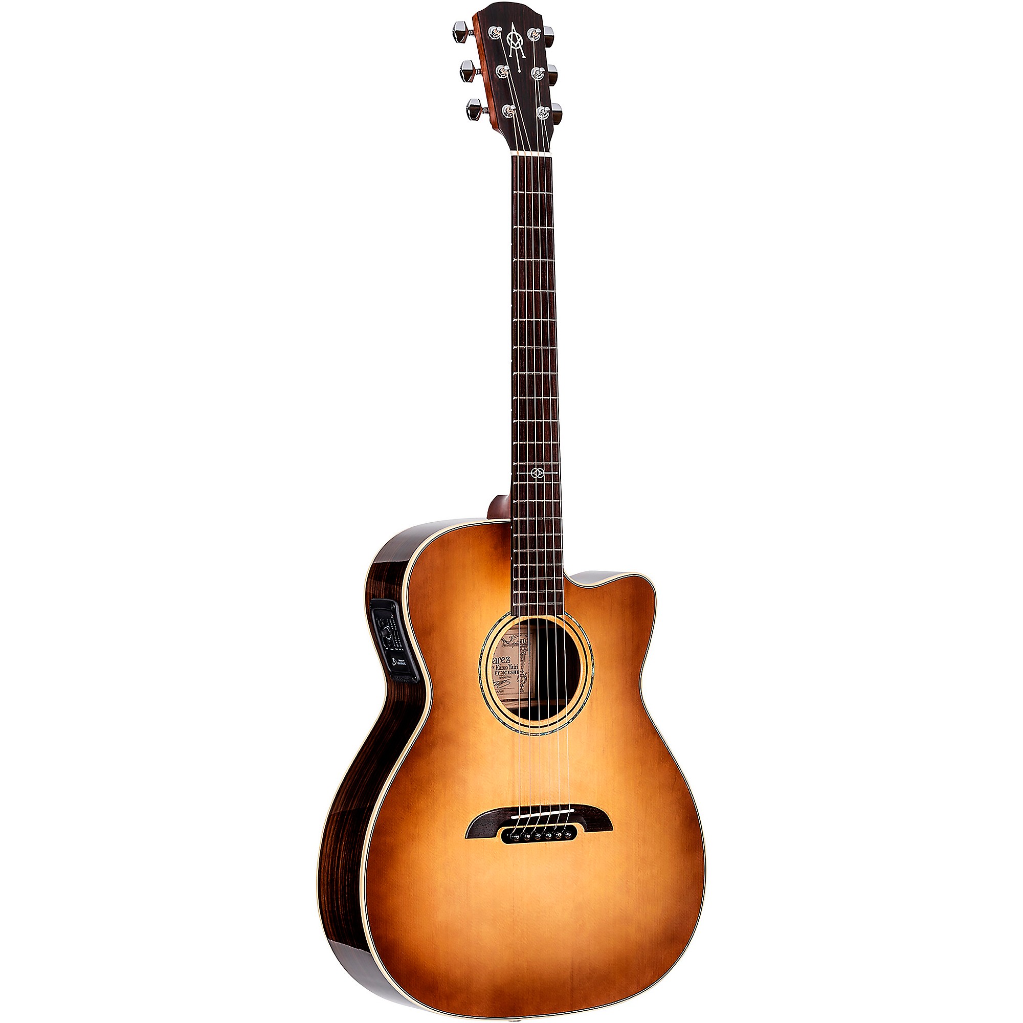 

Alvarez FY70CESHB Yairi Standard Folk/OM Акустически-электрическая гитара Shadow Burst