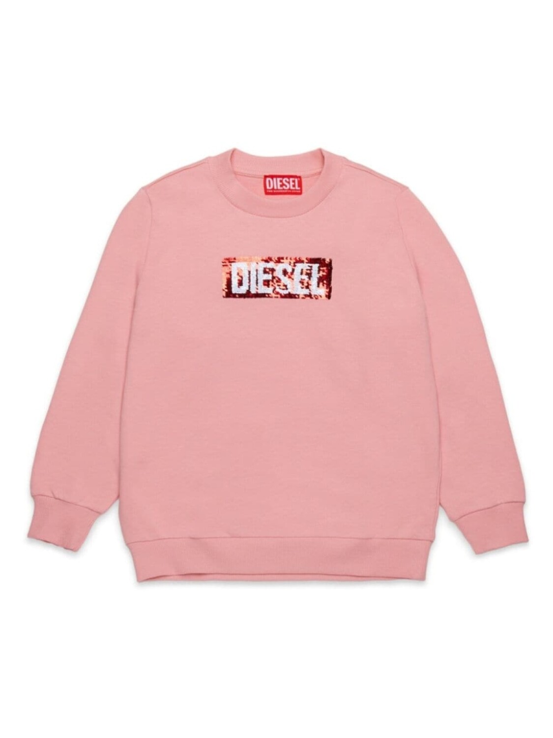 

Diesel Kids толстовка с пайетками, розовый