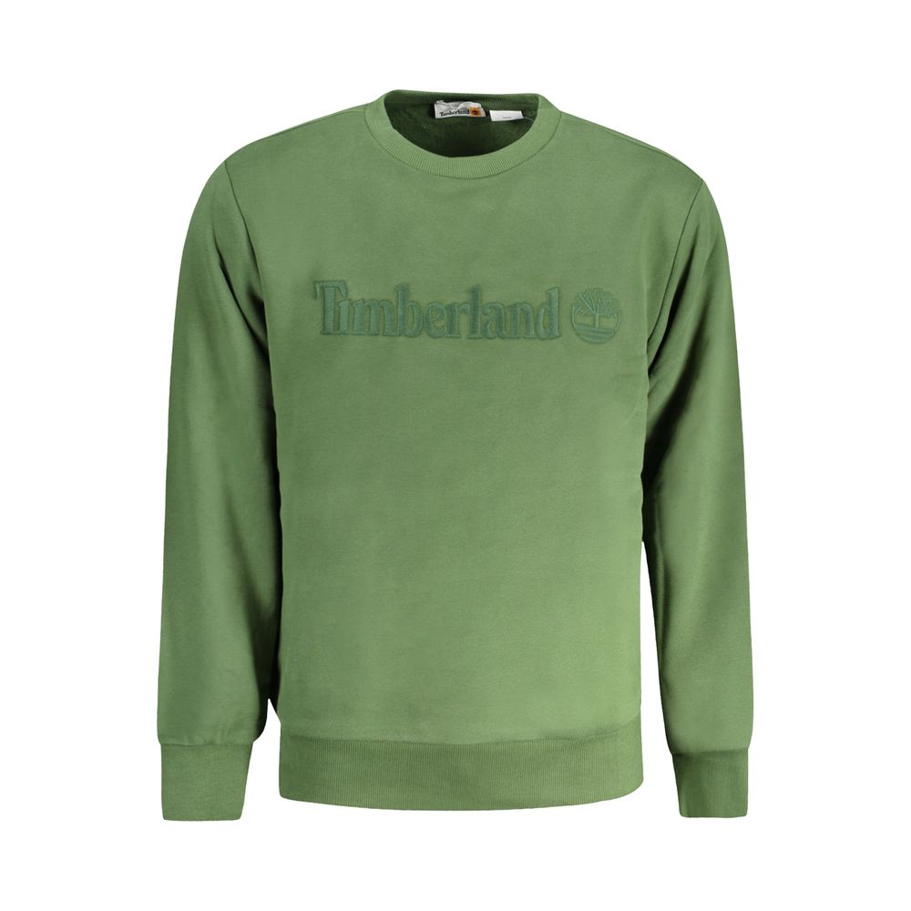 

Зеленый хлопковый мужской свитер Timberland