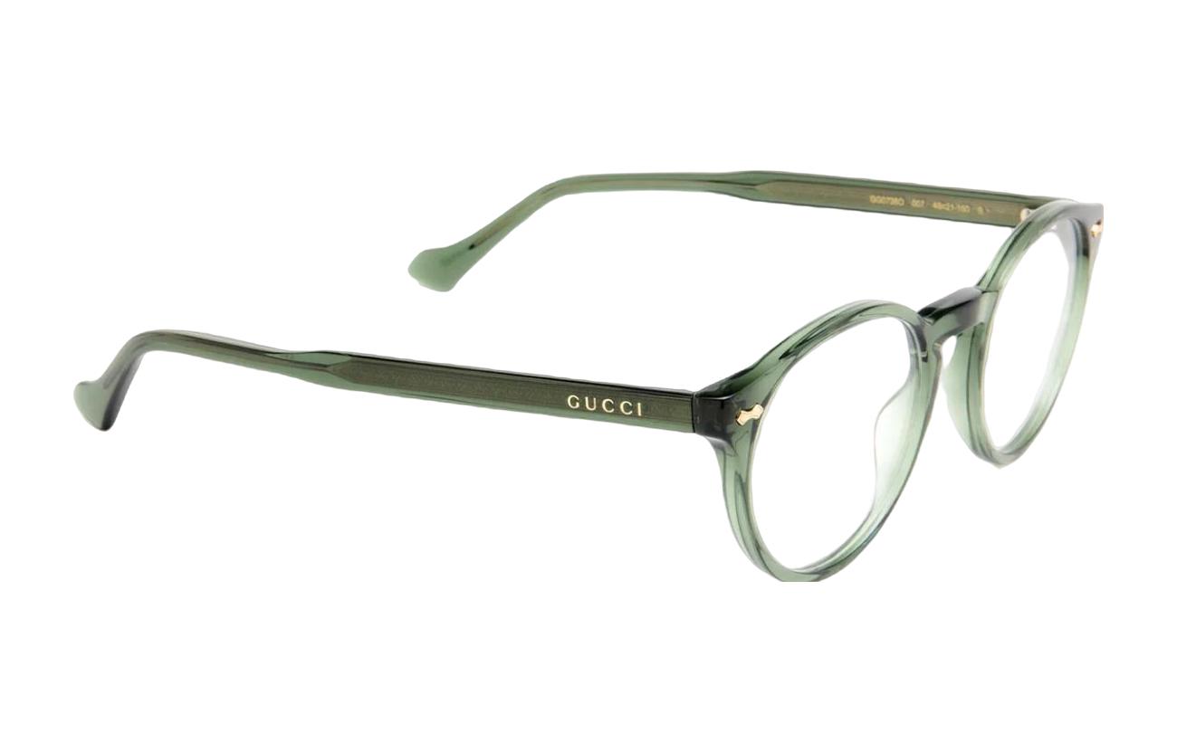 

Очки круглой оправы GUCCI, зелёные