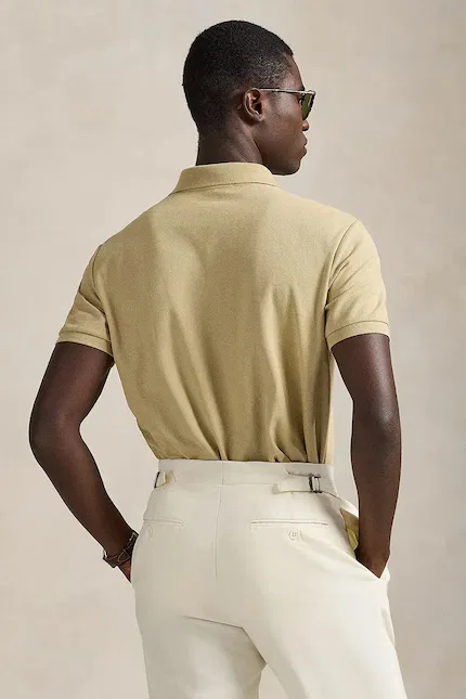 Поло из хлопка Polo Polo Ralph Lauren, бежевый — фото 2