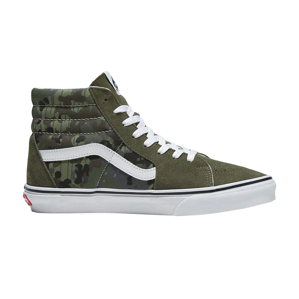 

Ботинки Sk8-Hi Vans, зеленый