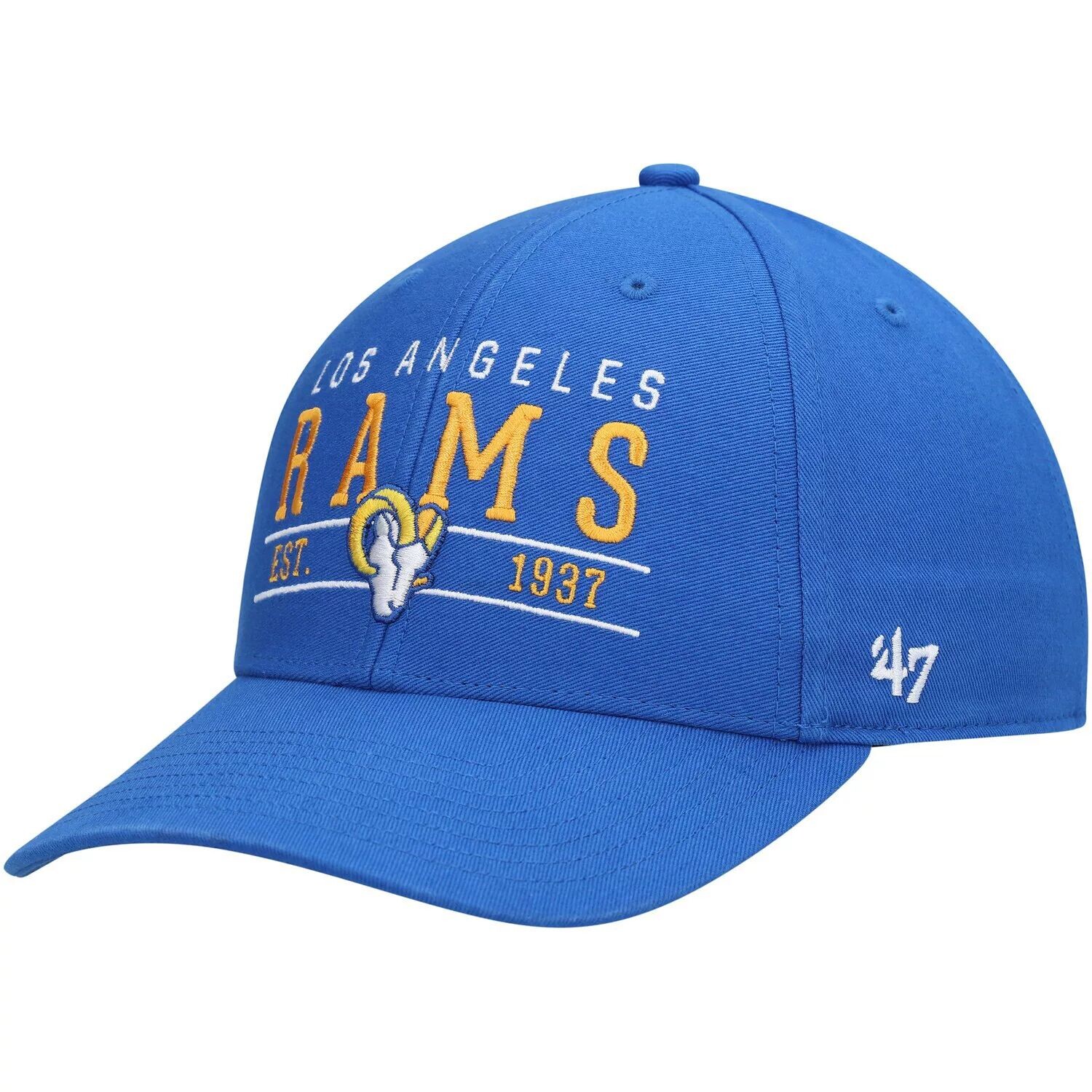 

Мужская регулируемая кепка Royal Los Angeles Rams Centerline MVP '47