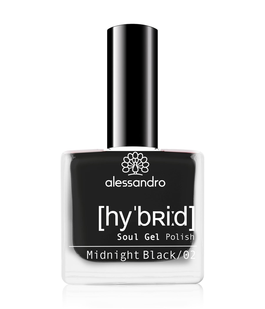 

Лак для ногтей Alessandro Hybrid, Midnight Black, 8 ml