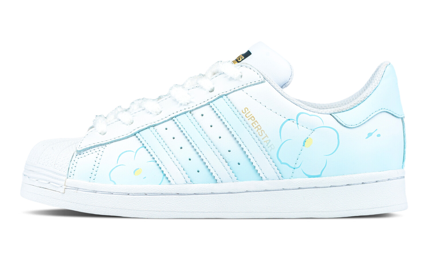 

Кроссовки adidas originals Superstar Skateboarding Shoes Unisex Low-top White/Blue, белый/синий