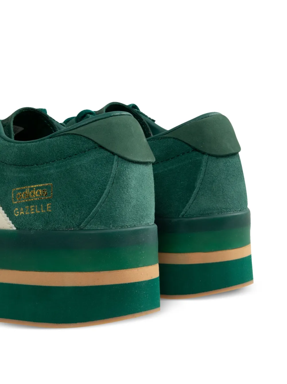 Кроссовки Gazelle Stack Adidas, зеленый — фото 4