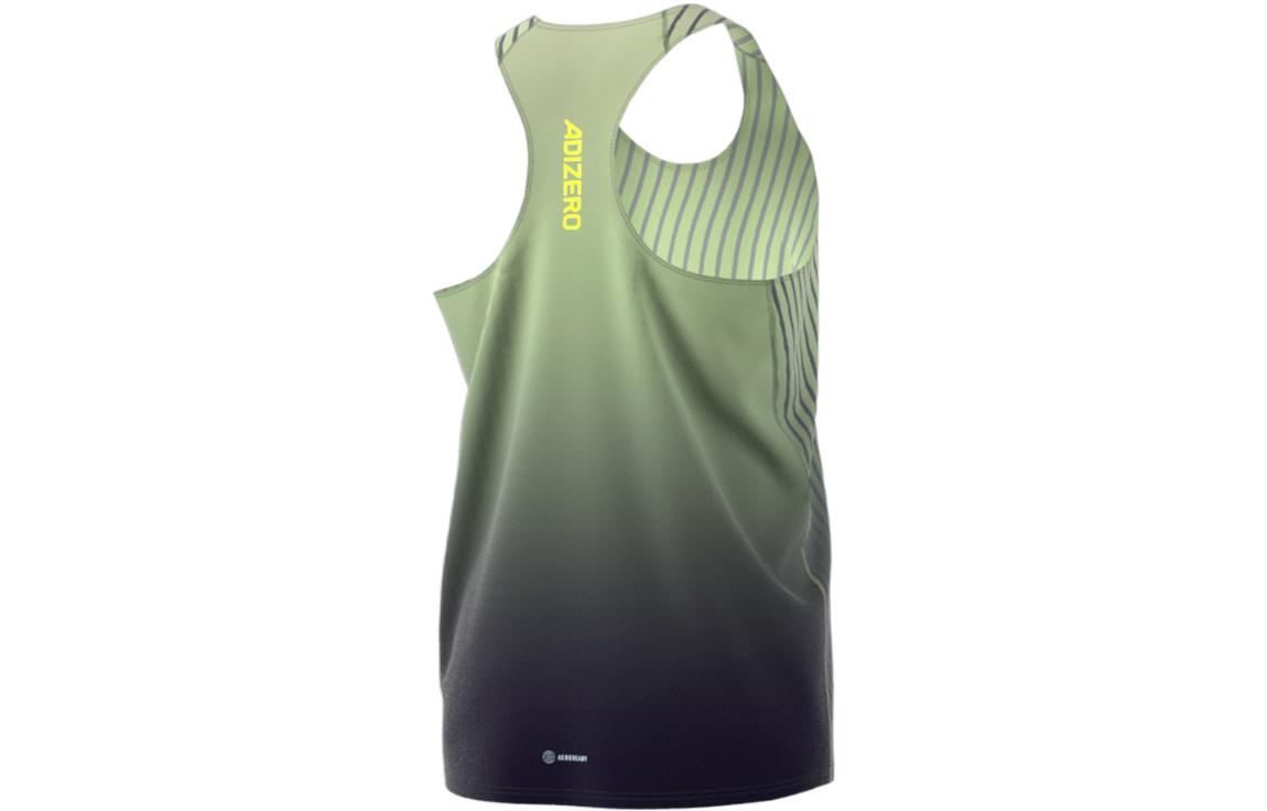 Жилет Men's adidas Stripe Logo Gradient Casual Sports Carbon Black Vest — фото 2