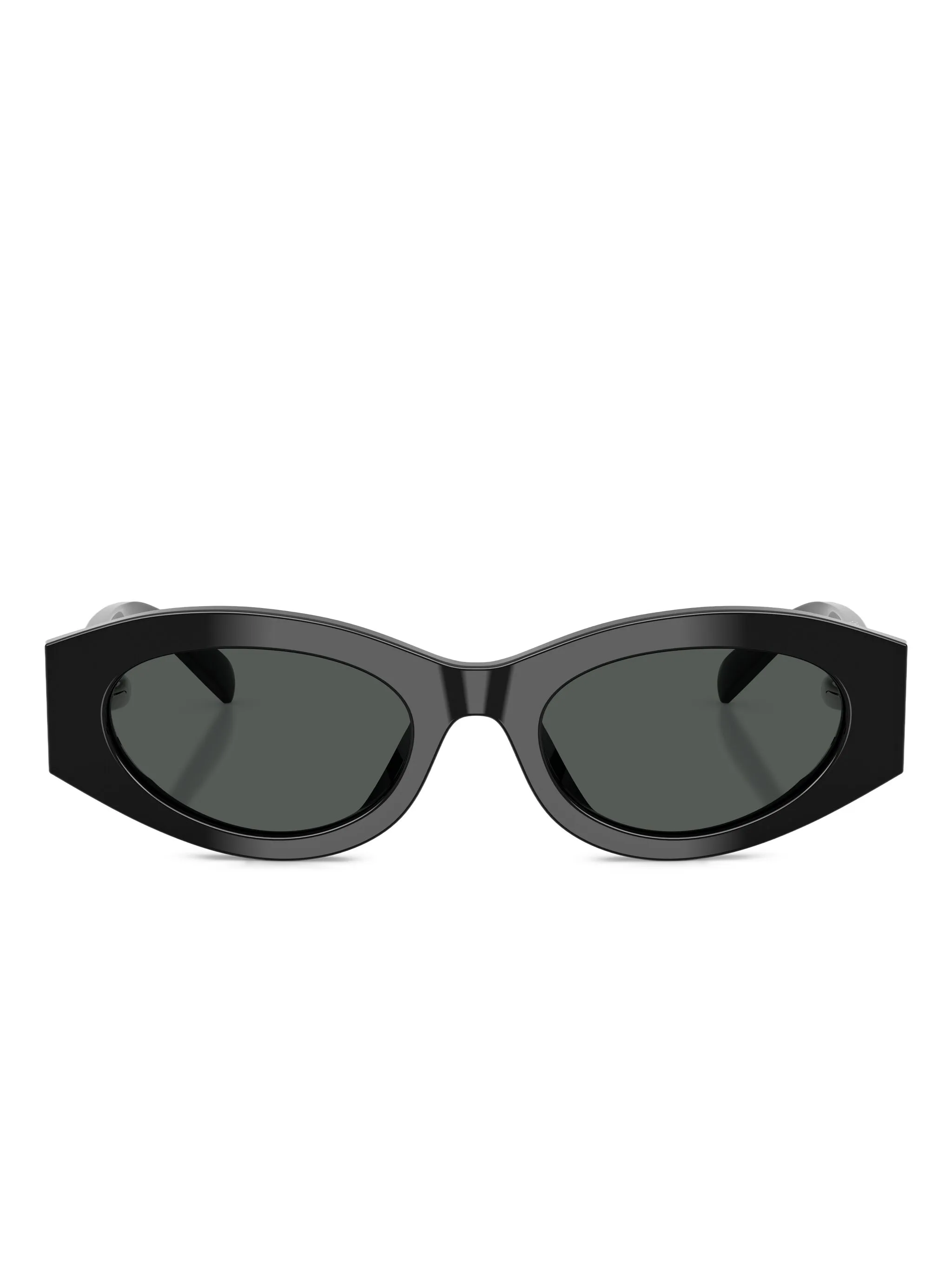 

Солнцезащитные очки в овальной оправе Tory Burch, черный