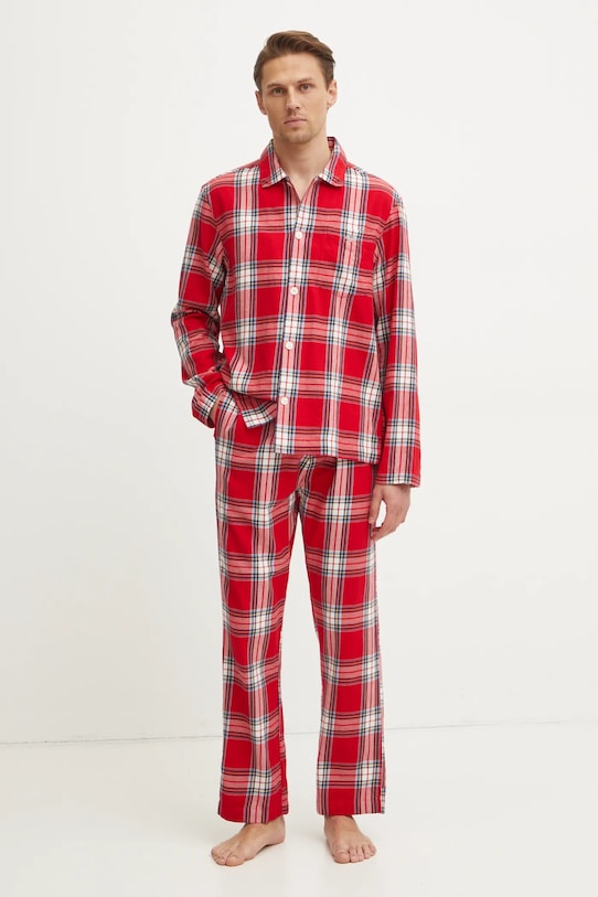 

Хлопковая пижама Gant, красный