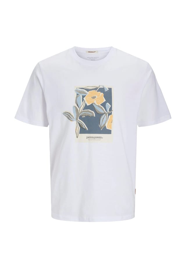 

Футболка "Альмерия" хлопок Originals By Jack & Jones, белый