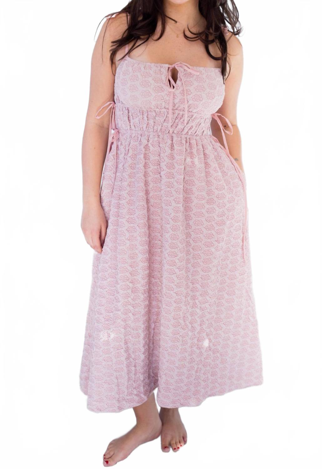 

Платье Rosette Midi в сиреневом цвете Aureum