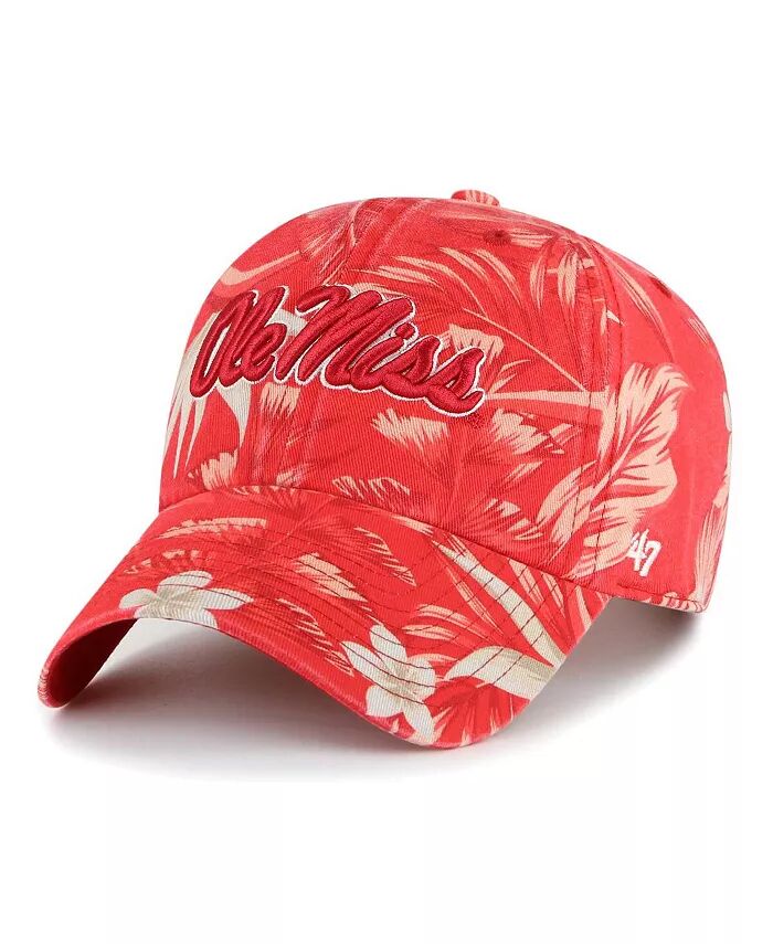 

Мужская красная регулируемая шляпа Ole Miss Rebels Tropicalia Clean Up '47 Brand, красный