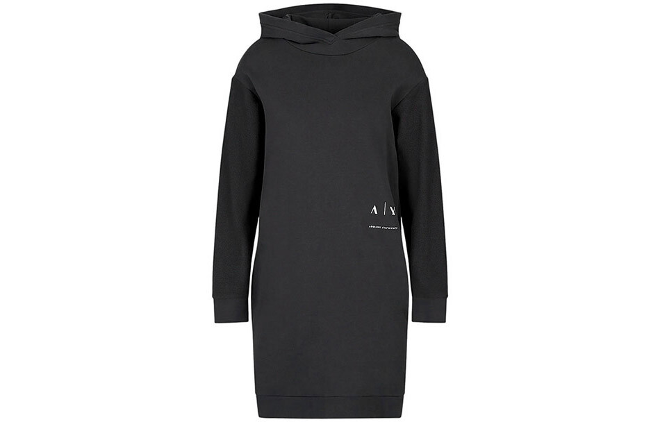 

ARMANI EXCHANGE Женское платье с длинными рукавами, цвет Black
