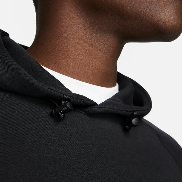 Толстовка спортивная одежда технический флисовый худи Nike, черный — фото 3
