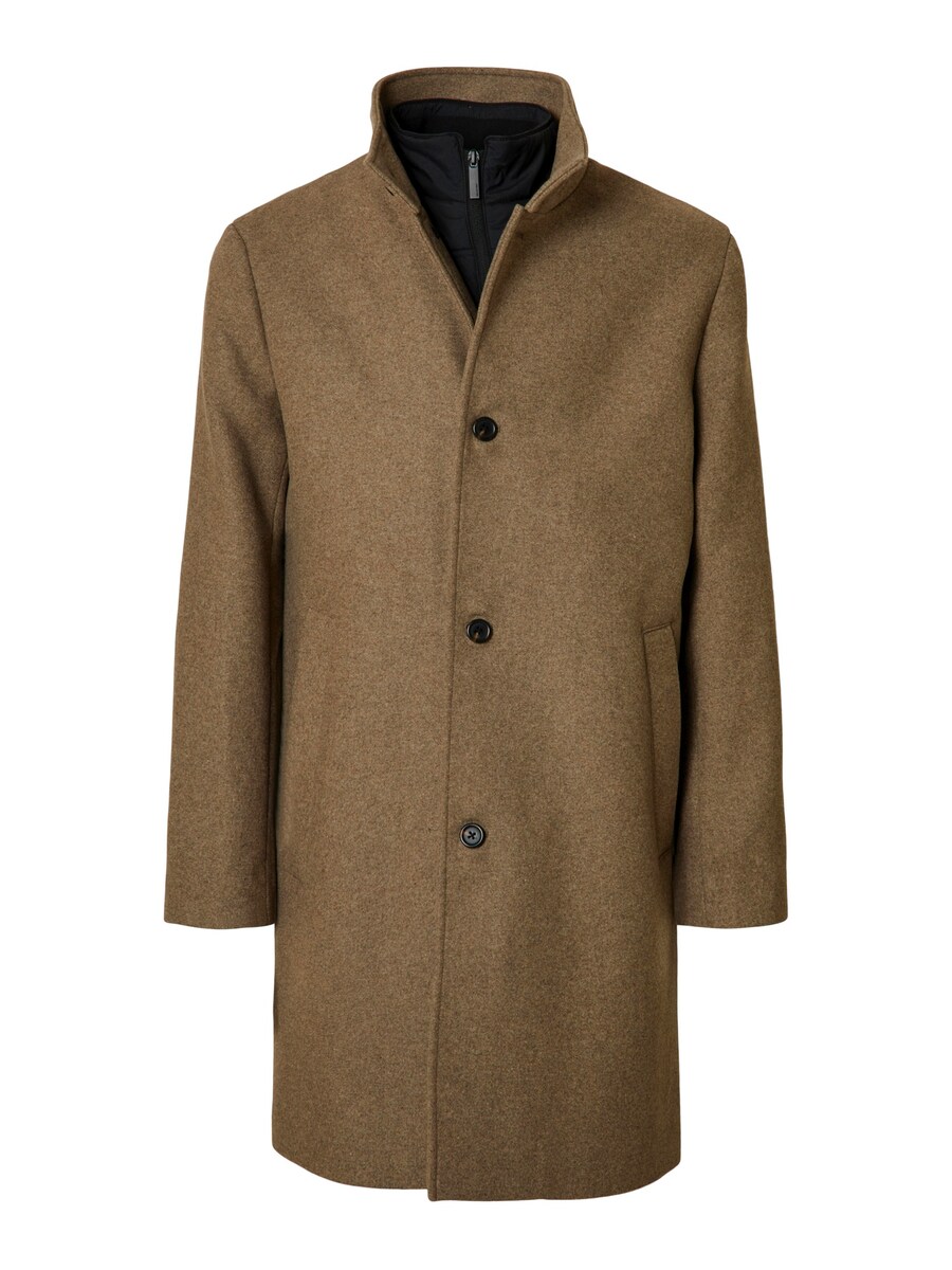 

Пальто межсезонное SELECTED SLHRAINAR, серо-коричневый