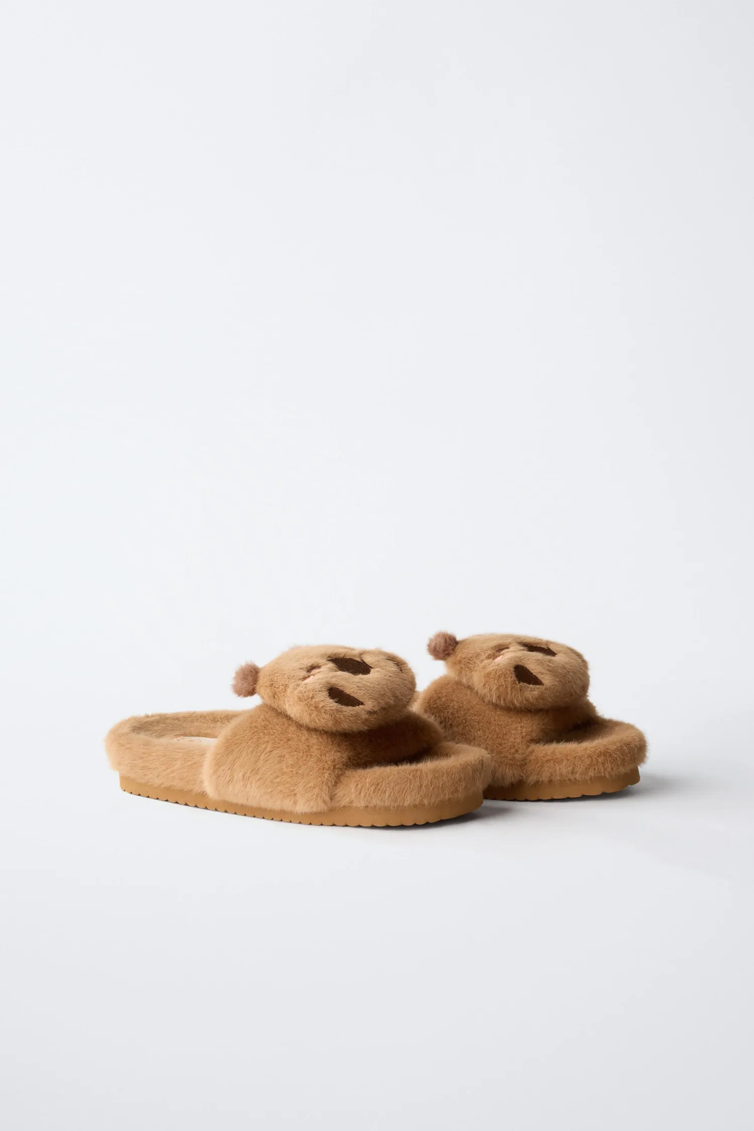 Capybara capyfun slippers Zara, коричневый — фото 2