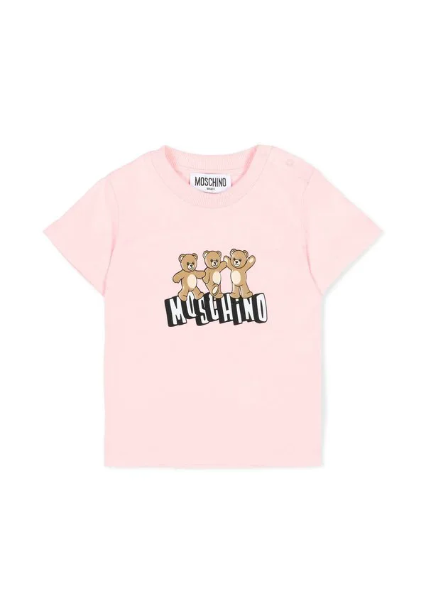 Футболка с принтом Moschino, Pink