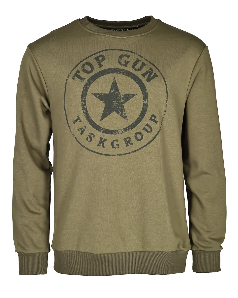 

TOP GUN Свитер "TG20212106", оливковый