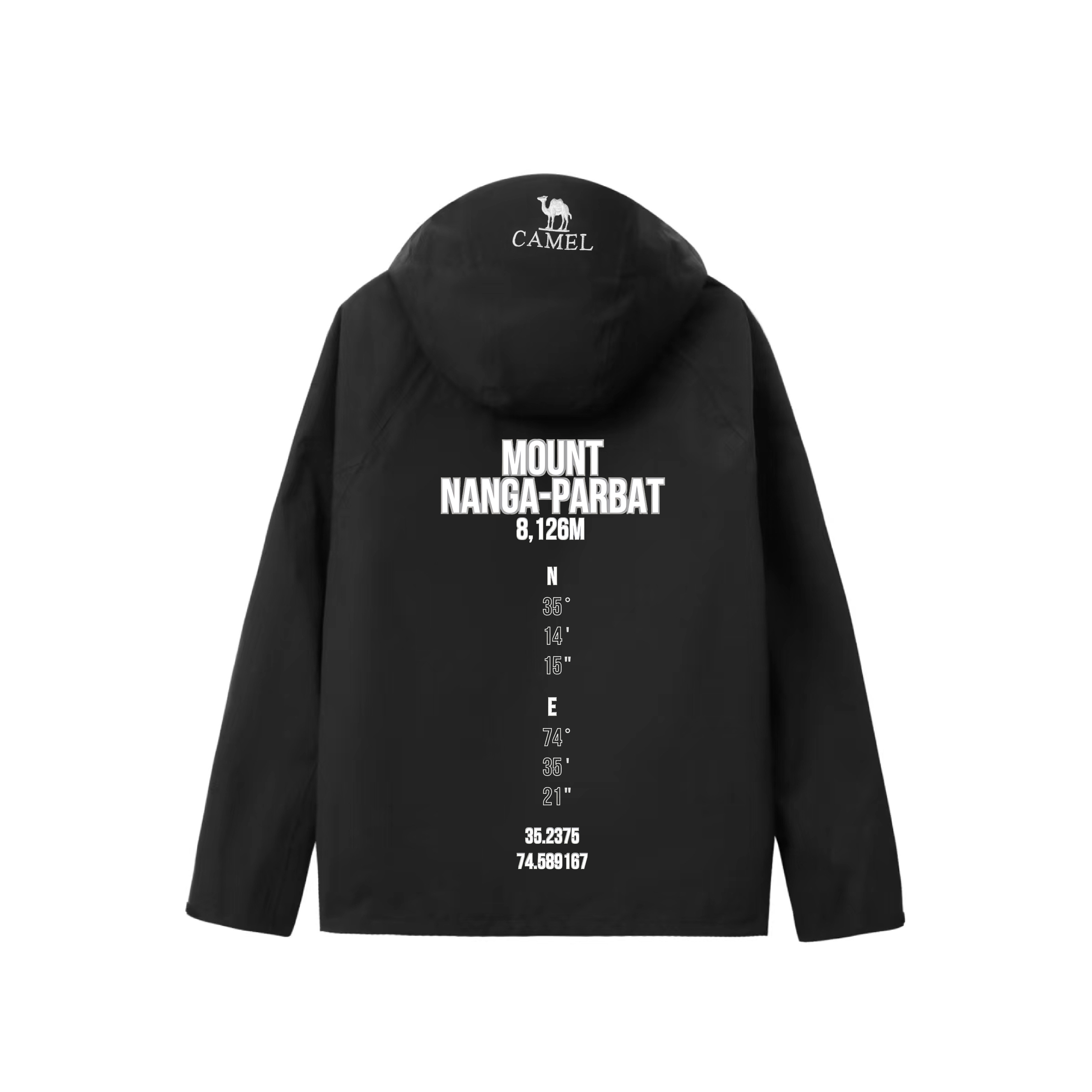 

Ветровка All weather Waterproof And Windproof Unisex CAMEL, phantom черный