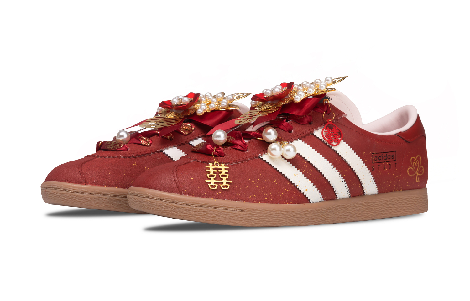 Adidas Originals Кроссовки Stadt Perfect Match Fulfillment Low top German Army Trainers Unisex Red — фото 4