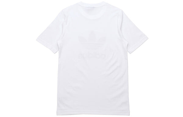 Футболка оригиналы adicolor классика трилистник футболка мужская Adidas, белый — фото 2