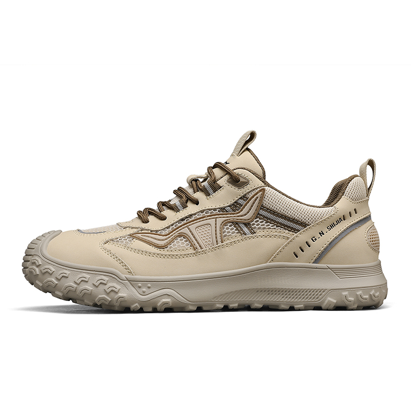 

G.N.SHIJIA Мужские низкие кеды повседневные хаки, цвет Khaki