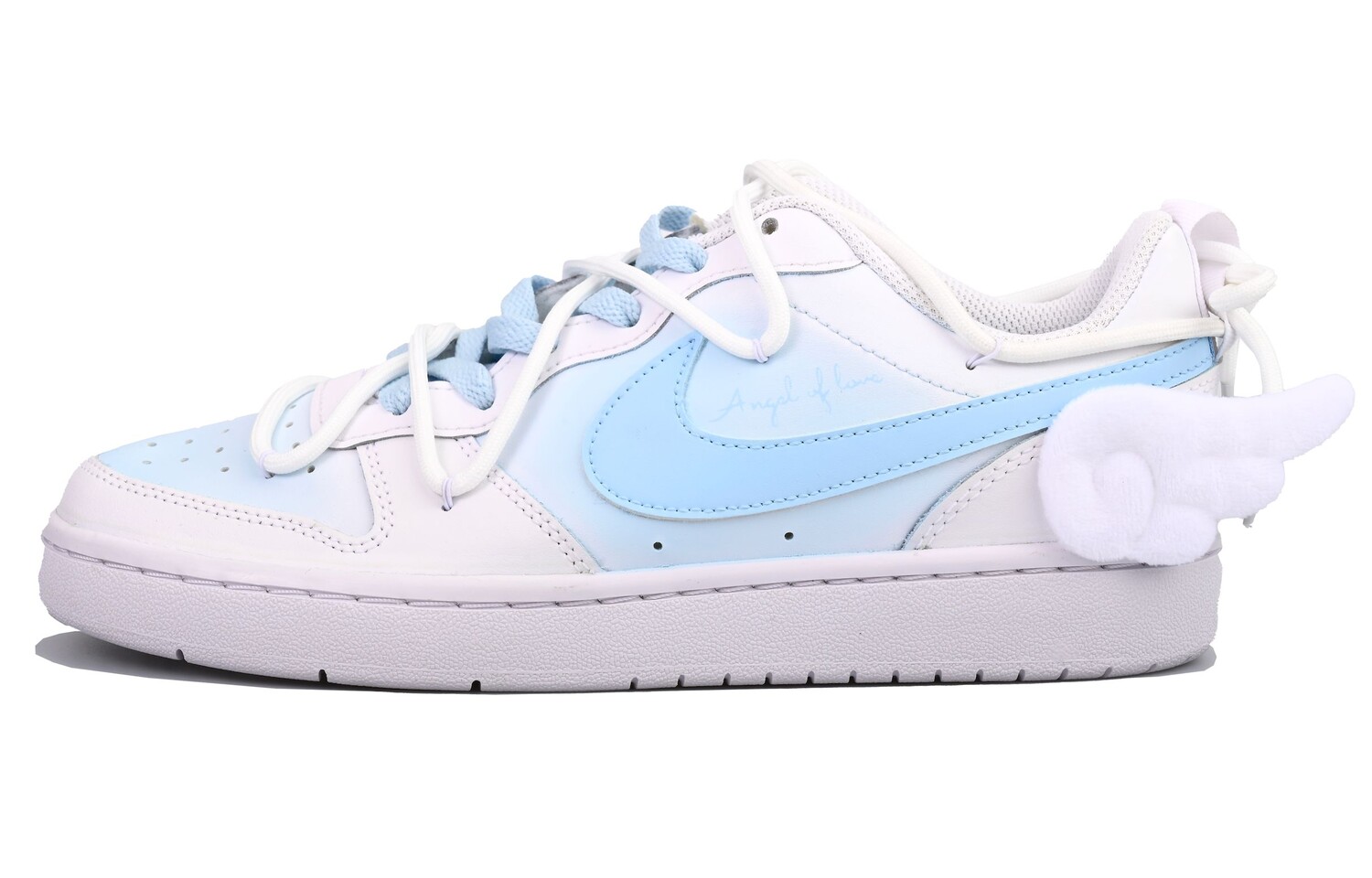 

Кроссовки Nike Court Borough 2 Skateboarding Shoes Women's Low-top Blue/white, синий/белый