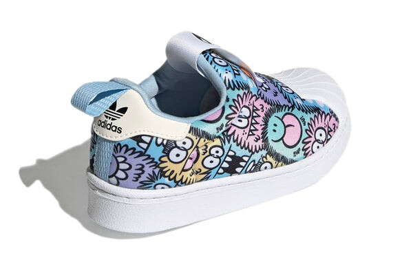 Кроссовки kevin lyons x superstar 360 little kid Adidas, белый — фото 4