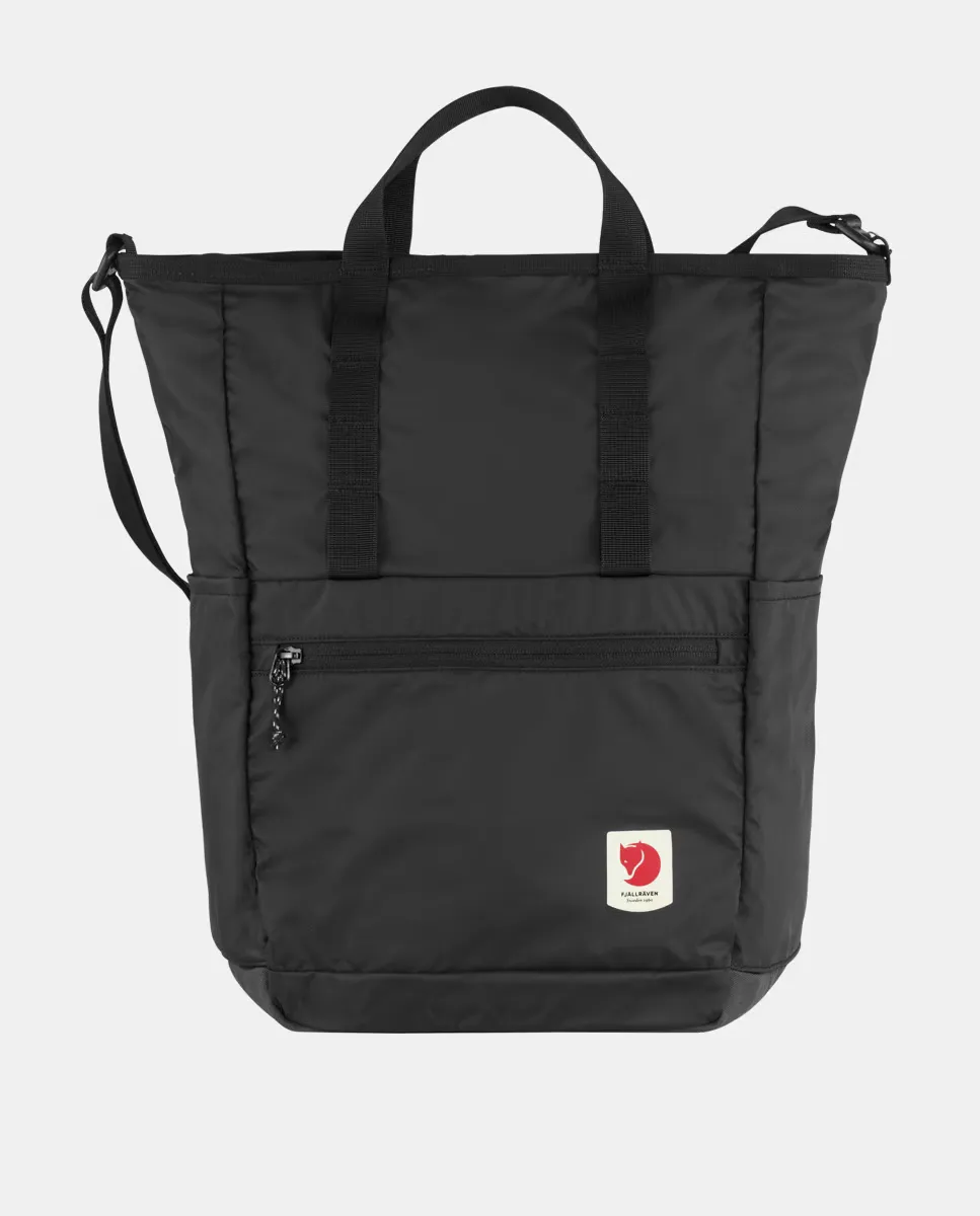 

Сумка-тоут унисекс Fjällräven High Coast черного цвета из переработанного нейлона, трансформируемая в рюкзак, черный