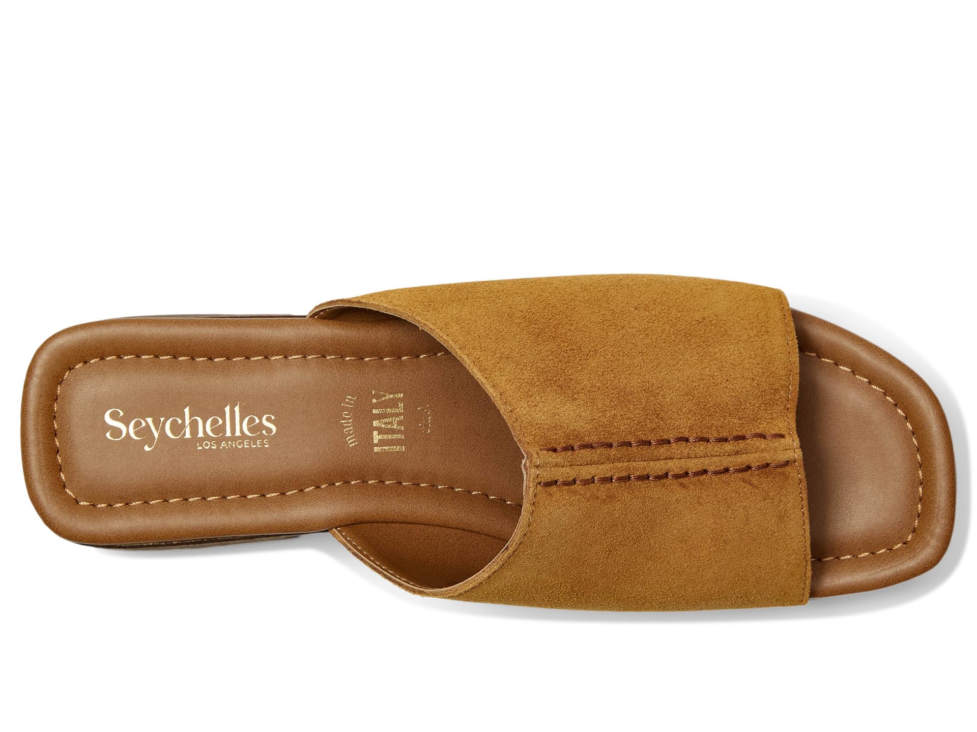 Сандалии Seychelles Made For Me Suede Sandals, желто-коричневый — фото 2