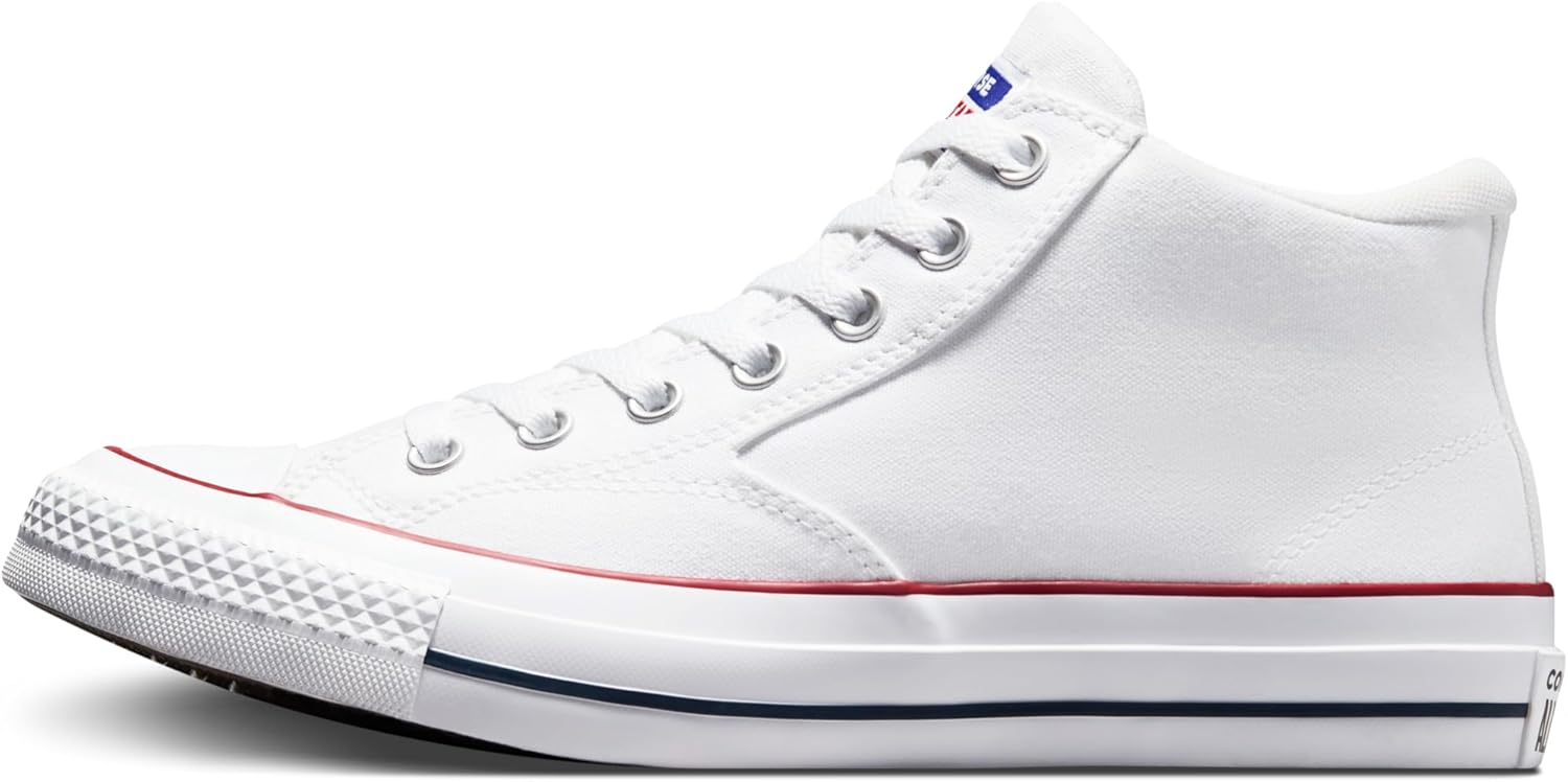 Кроссовки Converse Unisex Adult Chuck Taylor All Star Malden Street Mid Top, белый/красный/синий — фото 2