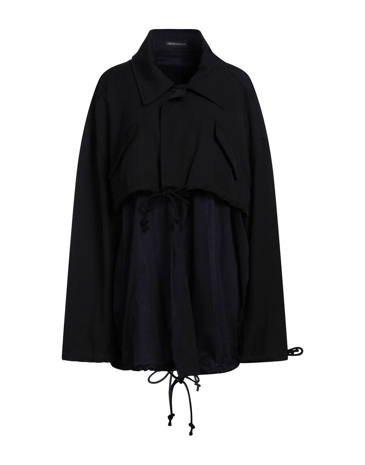 

Тренч Yohji Yamamoto, черный