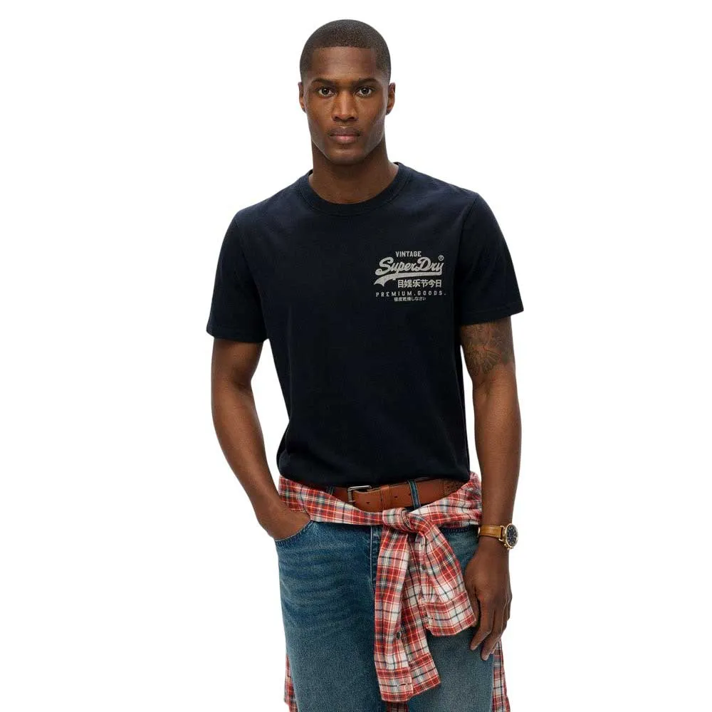 

Футболка с коротким рукавом Superdry Tokyo Relaxed Fit, черный