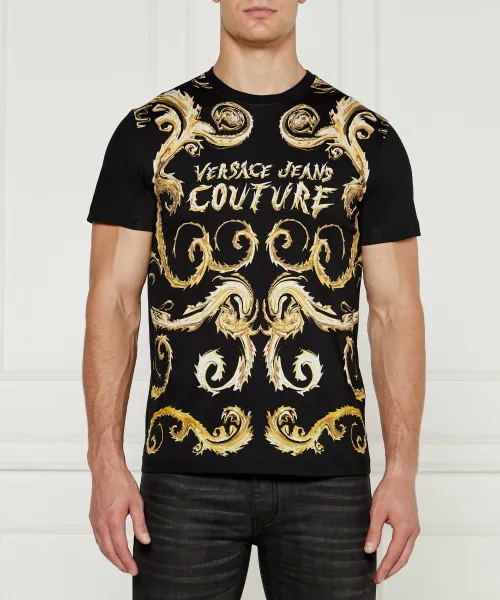 

Футболка Regular fit Versace Jeans Couture, черный