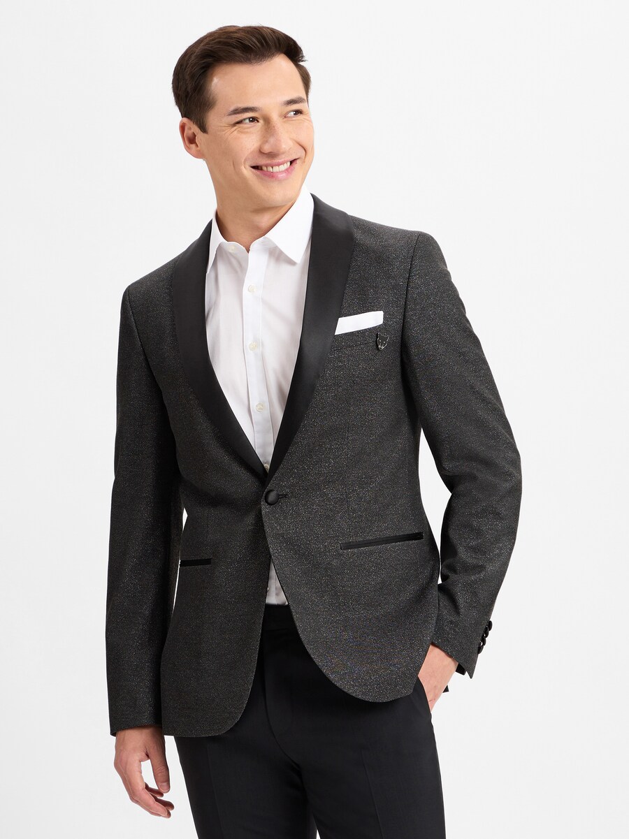 

Приталенный пиджак Finshley & Harding London, черный