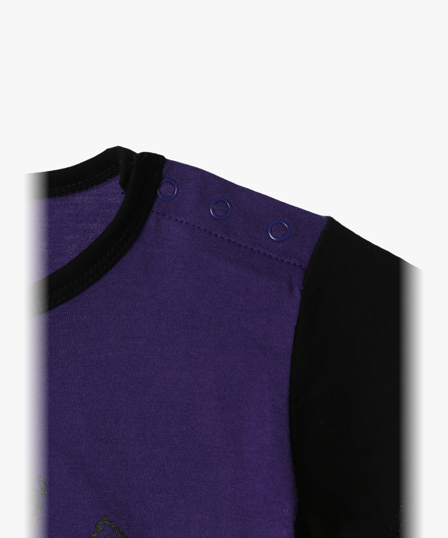 Детская хлопковая футболка с коротким рукавом и логотипом Agnes b. ENFANT, Purple — фото 4