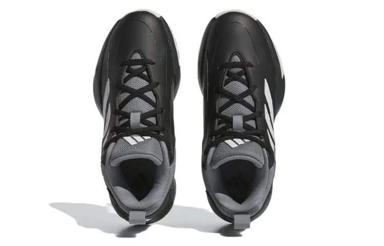 Кроссовки для баскетбола Cross Em Up Kids GS Low-top Black/White Adidas, черный/белый — фото 4